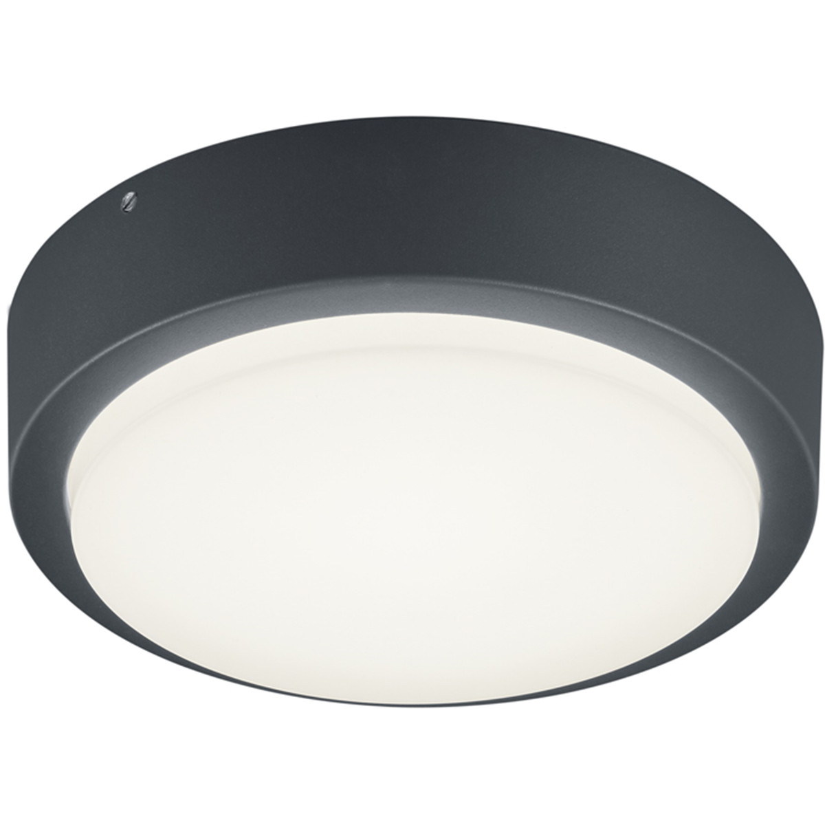 LED Außenwandleuchte - Trion Bagry - 8W - Mattschwarz - Aluminium