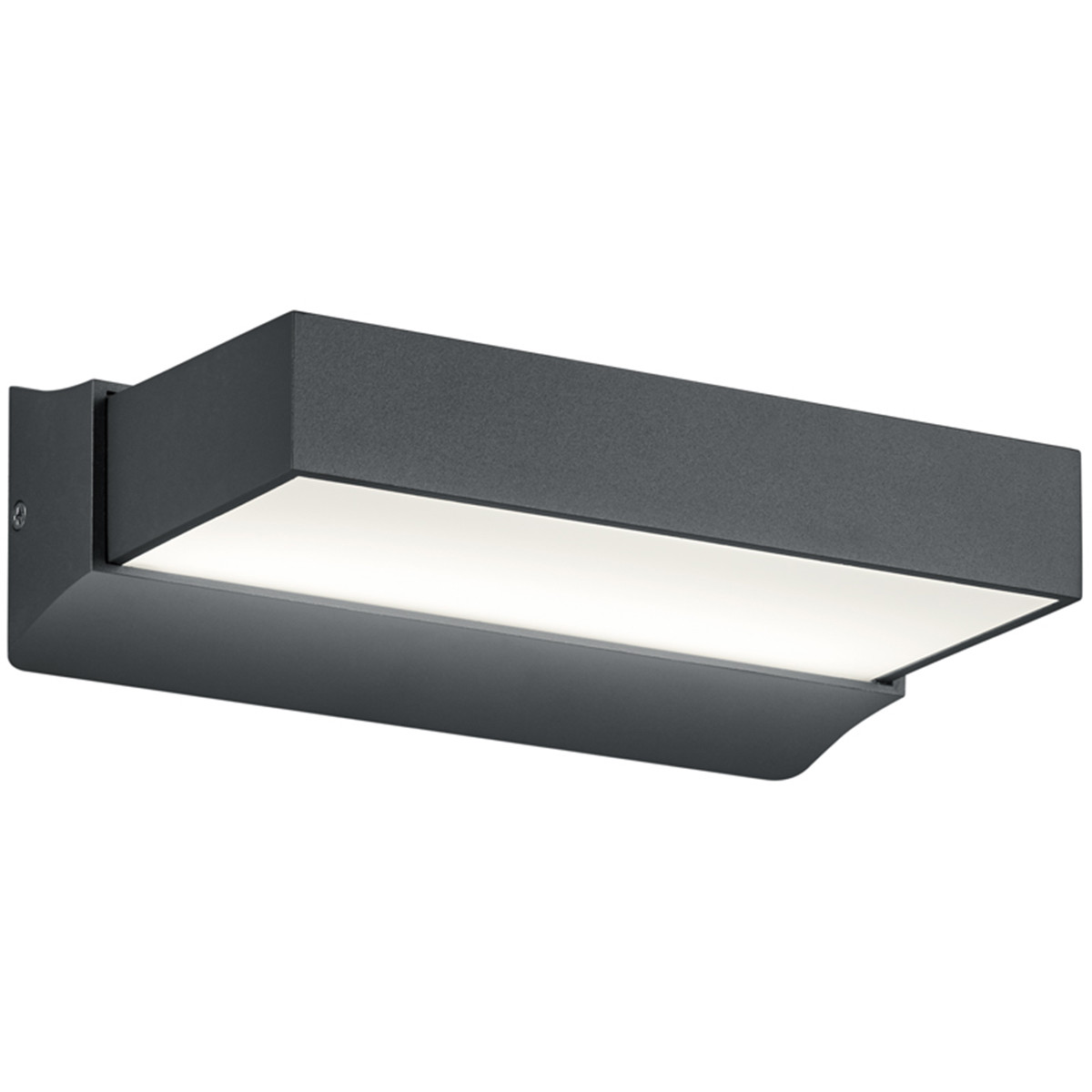 LED Außenwandleuchte - Trion Cuary - 11W - Mattschwarz - Aluminium