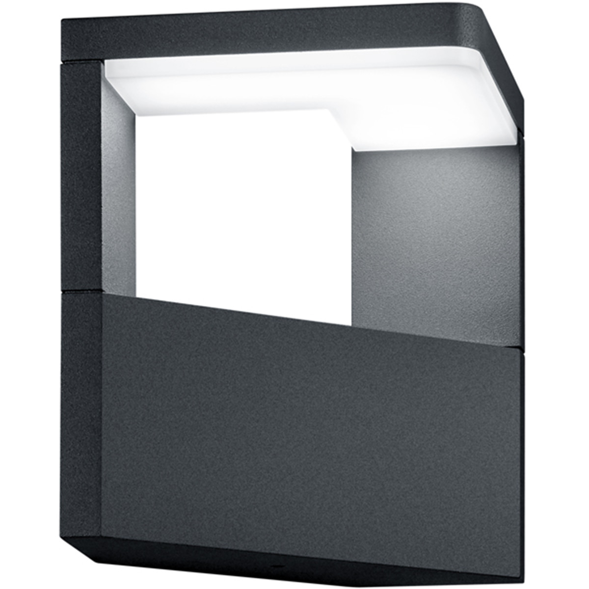 LED Außenwandleuchte - Trion Gangy - 9W - Mattschwarz - Aluminium