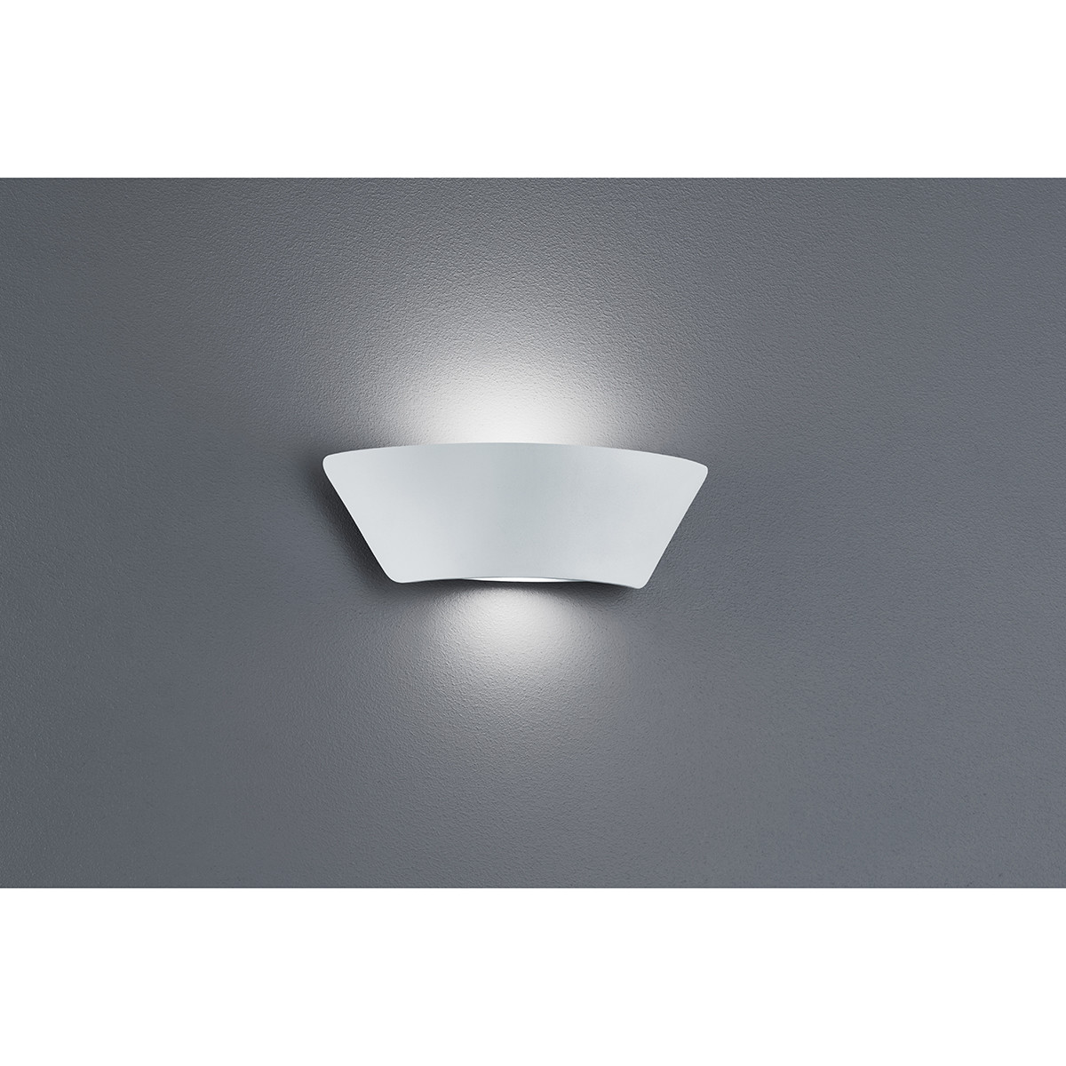 LED Außenwandleuchte - Trion Sacamon - 7W - Mattweiß - Aluminium