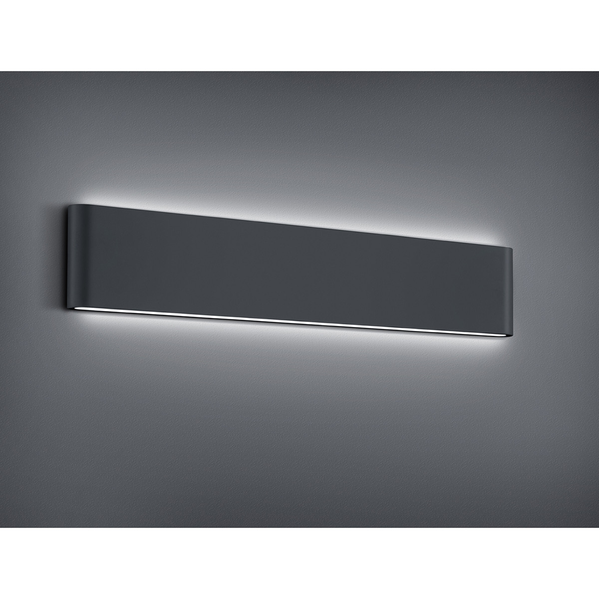 LED Außenwandleuchte - Trion Thino - 16W - Mattschwarz - Aluminium