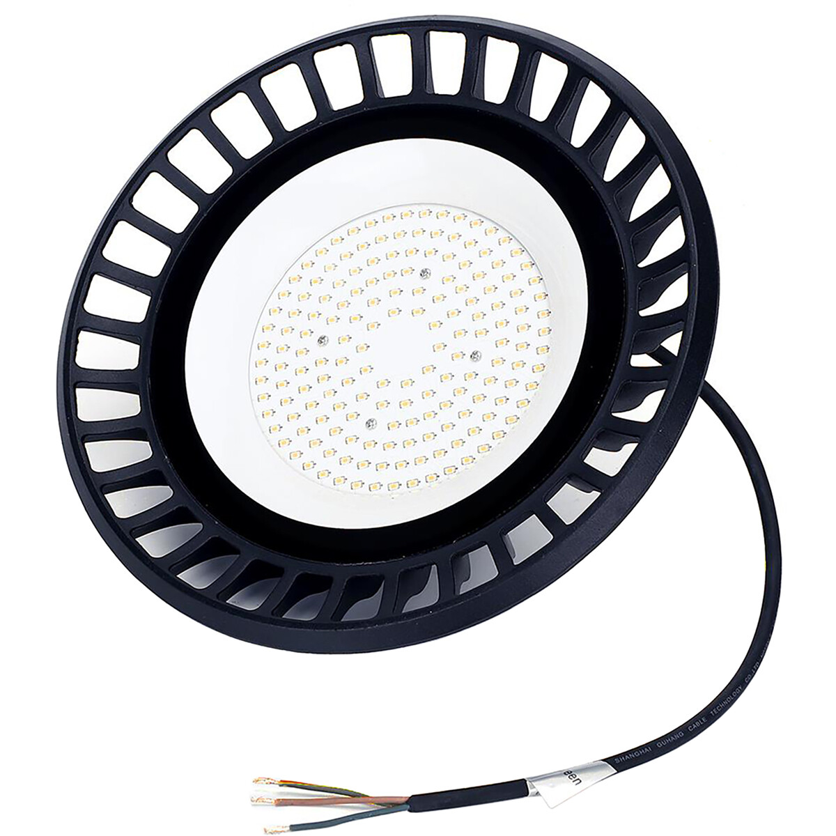 LED UFO High Bay 100W - Aigi Eiya - Lagerbeleuchtung - Wasserdicht IP65 - Neutralweiß 4000K - Aluminium