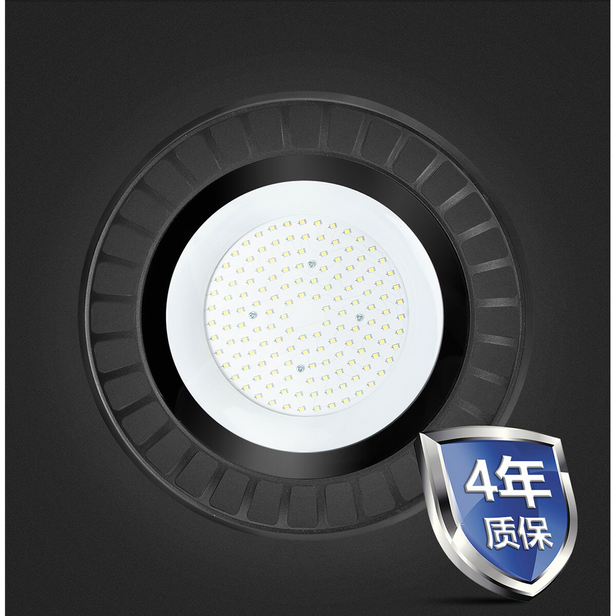 LED UFO High Bay 150W - Aigi Retri - Lagerbeleuchtung - Wasserdicht IP65 - Neutralweiß 4000K - Aluminium