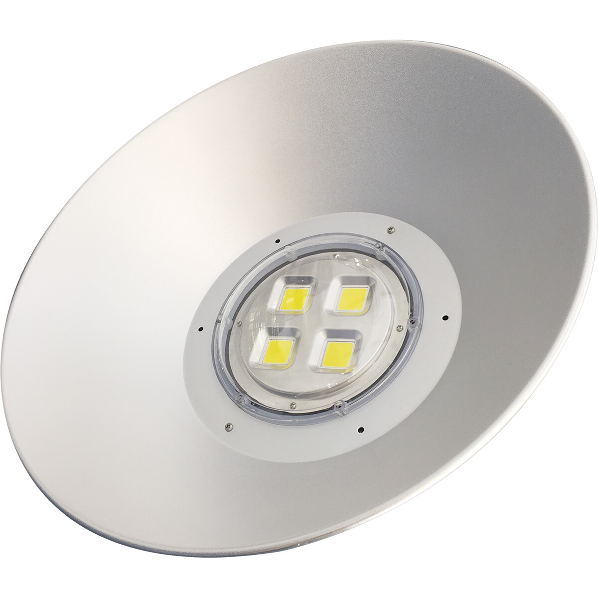 LED UFO High Bay 200W - Aigi Mania - Lagerbeleuchtung - Wasserdicht IP65 - Tageslicht 6000K - Mattschwarz - Aluminium