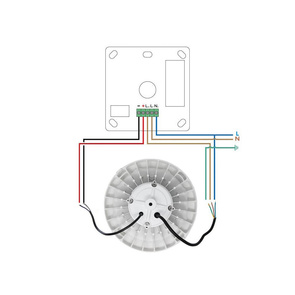 OSRAM - LED UFO High Bay - 200W UGR17 Dimmbar - Lagerbeleuchtung - Wasserdicht IP65 - Tageslicht 6000K - Aluminium