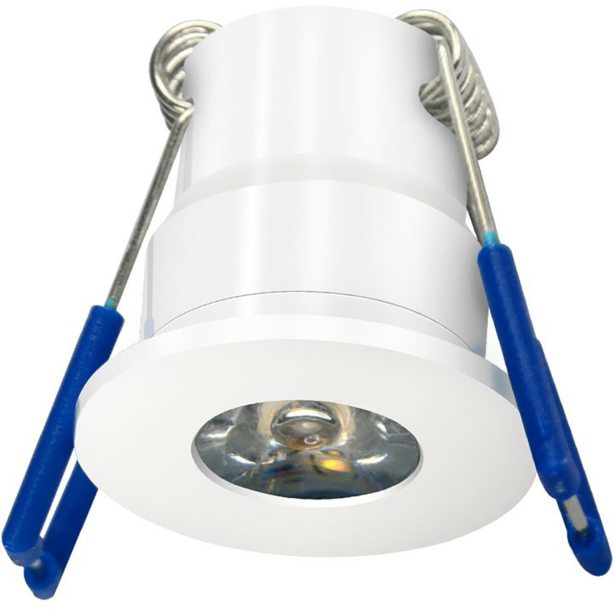 LED-Verandaspot - 3W - Natürliches Weiß 4000K - Dimmbar - Wasserdicht IP65 - Einbau - Fernbedienung - Rund - Mattweiß - Aluminium - 12V