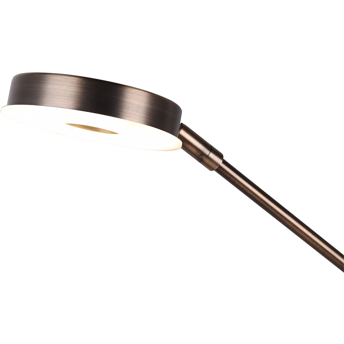 LED Stehleuchte - Trion Barry - 38W - Anpassbare Lichtfarbe - Rund - Alte Bronze - Aluminium