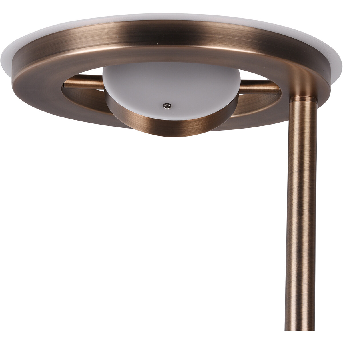 LED Stehleuchte - Trion Barry - 38W - Anpassbare Lichtfarbe - Rund - Alte Bronze - Aluminium