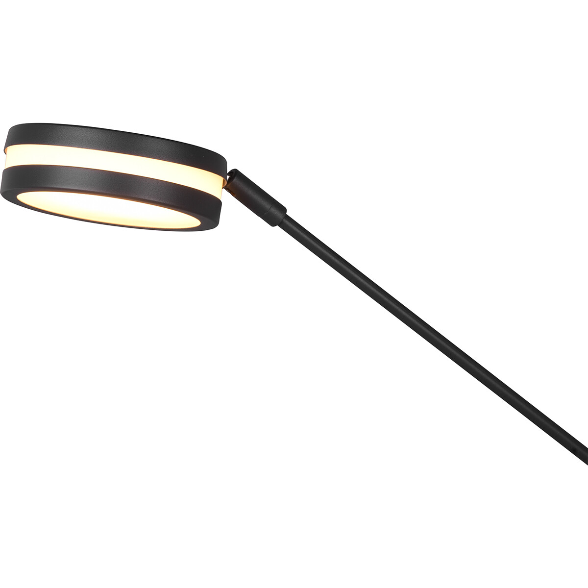 LED Stehlampe - Trion Franco - 41.5W - Anpassbare Lichtfarbe - Dimmbar - Rund - Matt Anthrazit - Aluminium