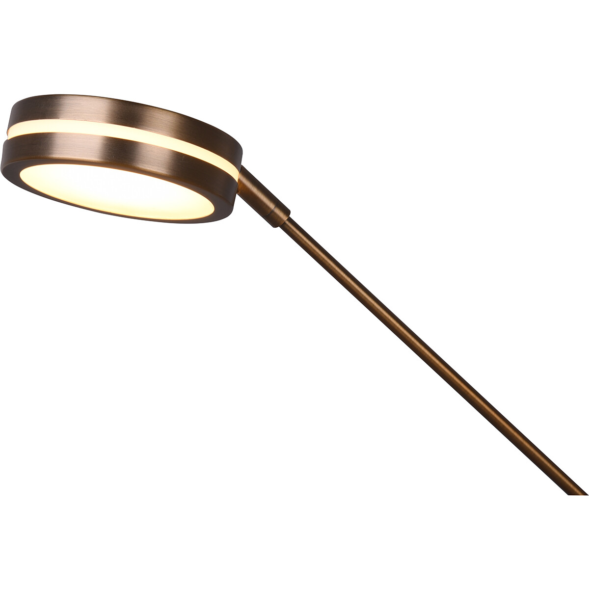 LED Stehlampe - Trion Franco - 41.5W - Anpassbare Lichtfarbe - Dimmbar - Rund - Alt Bronze - Aluminium