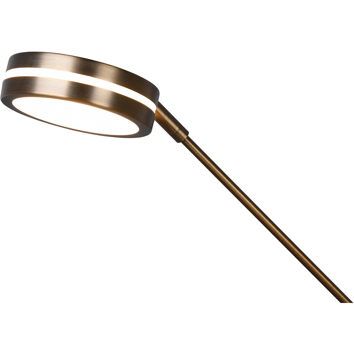 LED Stehlampe - Trion Franco - 41.5W - Anpassbare Lichtfarbe - Dimmbar - Rund - Alt Bronze - Aluminium