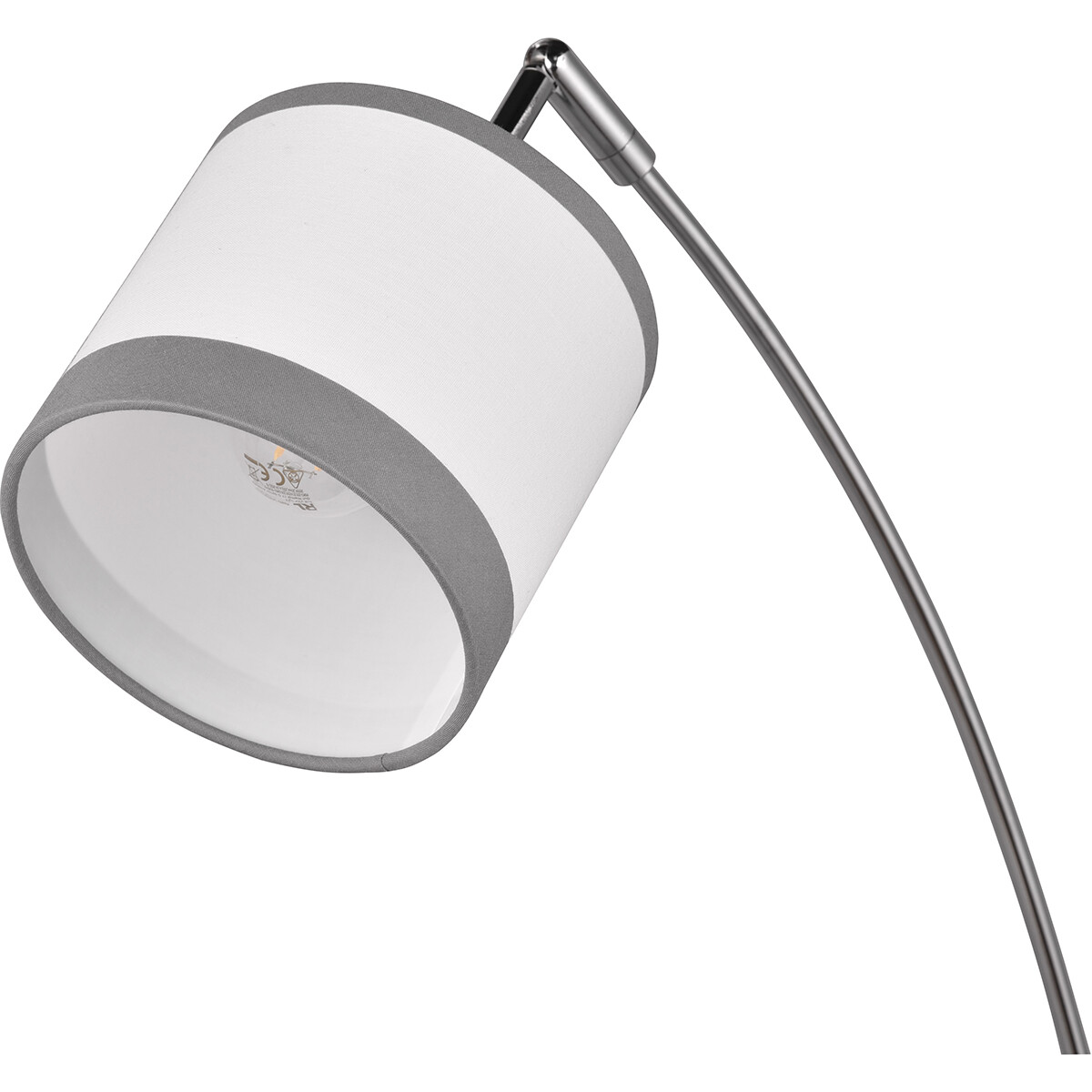 LED-Stehlampe - Trion Vamos - E14 Fassung - 3-Lichter - Rund - Chrom - Metall