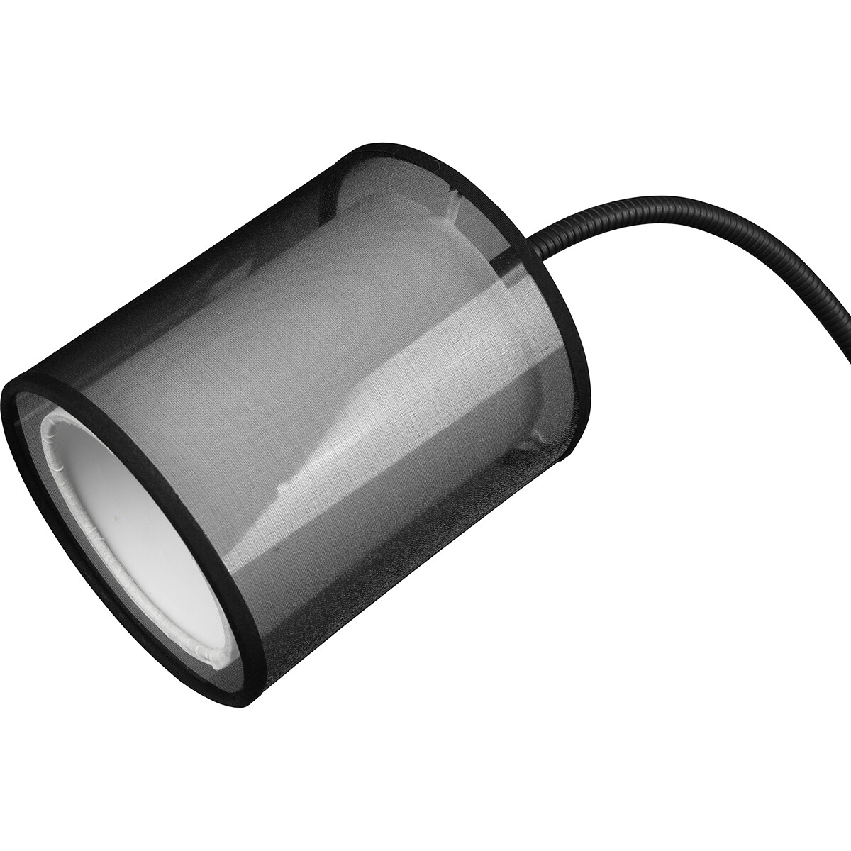 LED Stehlampe - Bodenbeleuchtung - Trion Bidon - E27 Fassung - 1-flammig - Rund - Matt Schwarz - Aluminium - Bis 60W