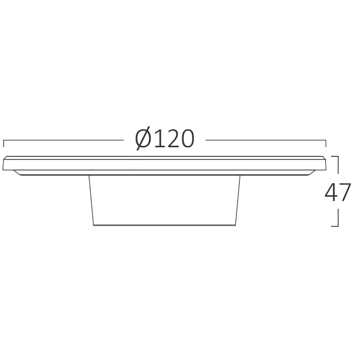 LED-Wandleuchte - Brinton Plinto - 8W 760lm - Einstellbare Lichtfarbe CCT - Rundum leuchtend - Für Außen und Innen - Wasserdicht IP65 - Rund - Weiß