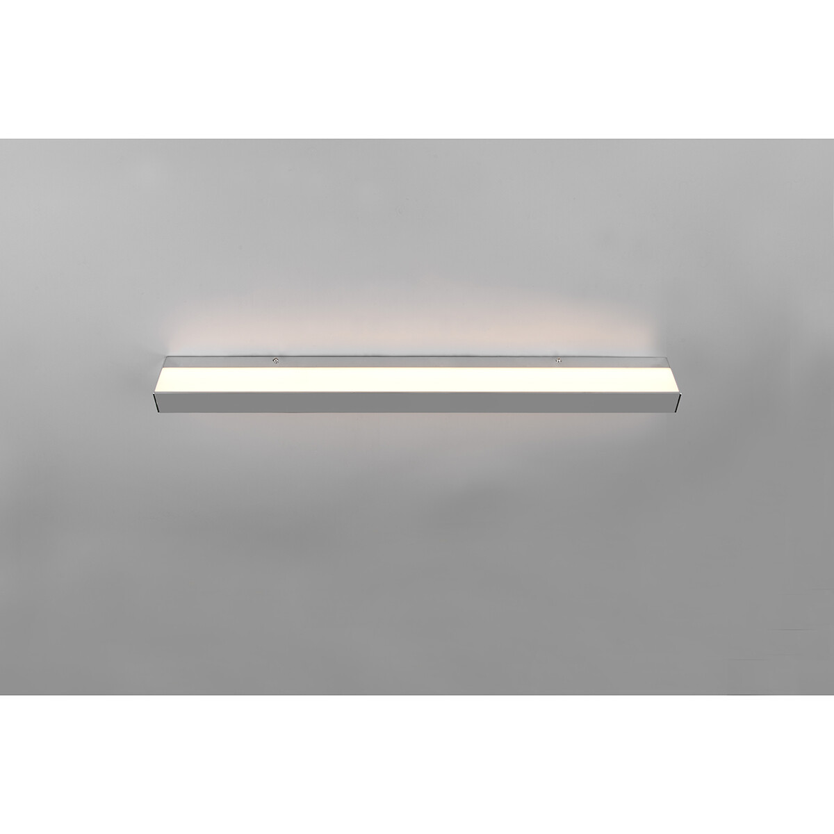 LED Wandleuchte - Trion Rolan - Up und Down - 13W - Warmweiß 3000K - Rechteckig - Matt Chrom - Aluminium