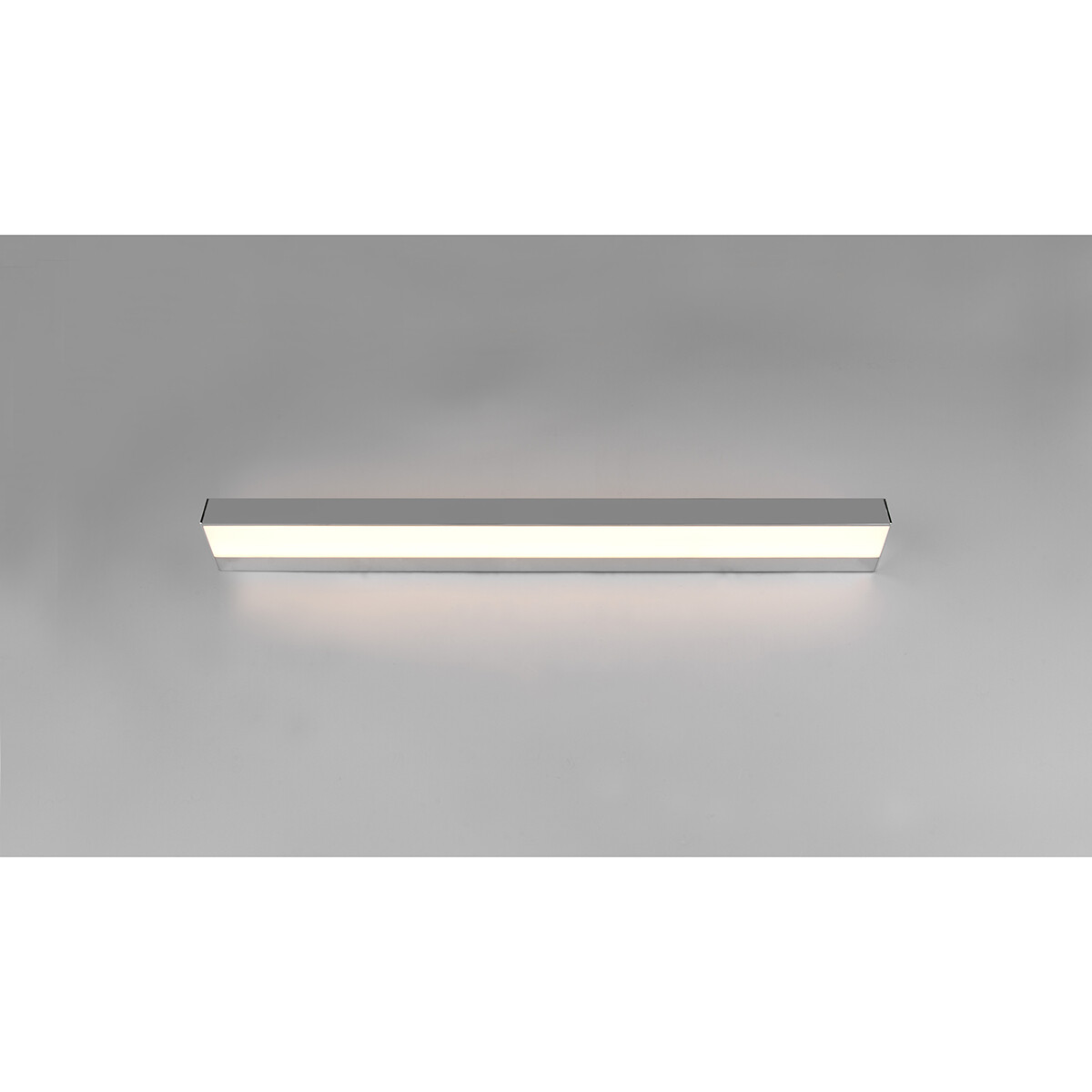 LED Wandleuchte - Trion Rolan - Up und Down - 13W - Warmweiß 3000K - Rechteckig - Matt Chrom - Aluminium