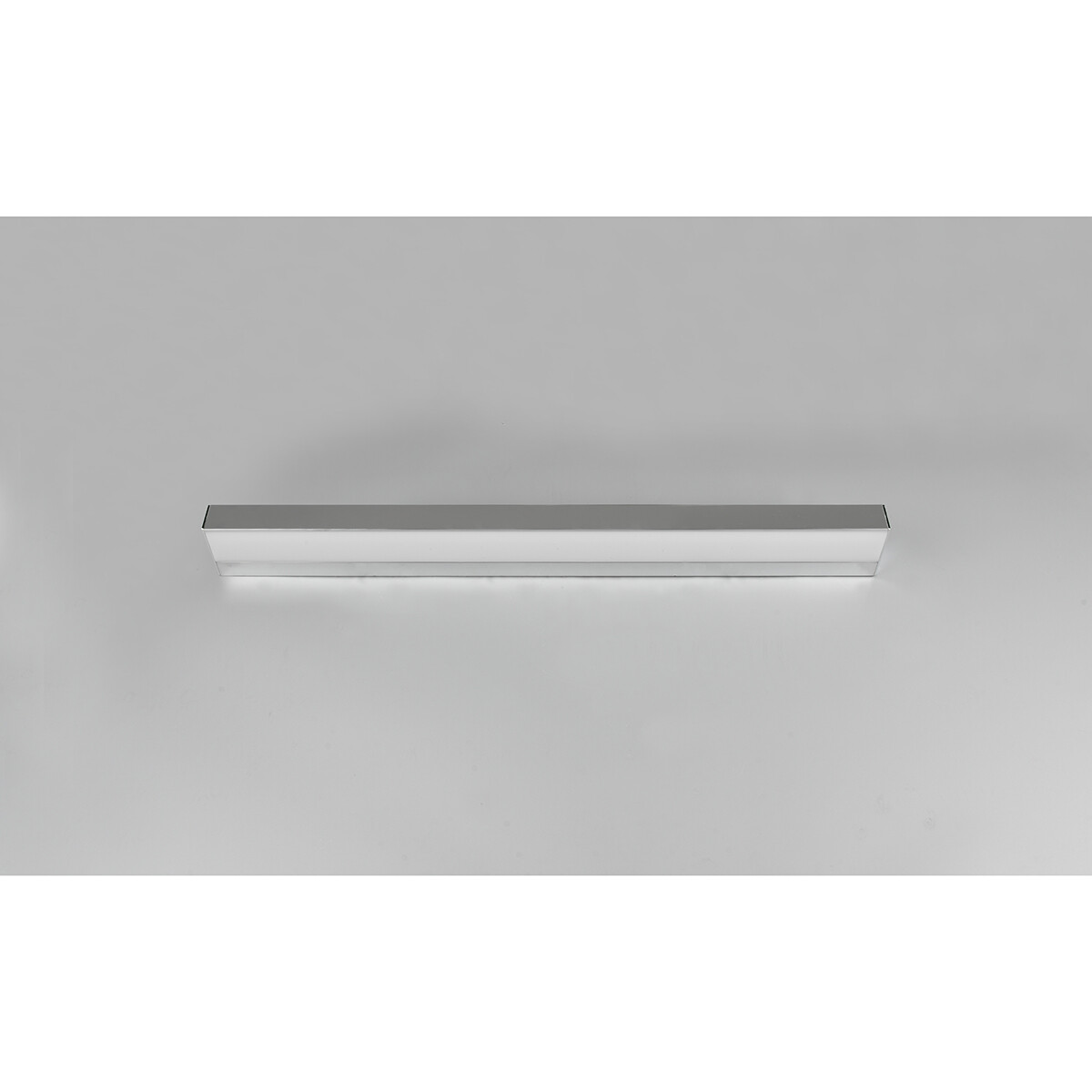 LED Wandleuchte - Trion Rolan - Up und Down - 13W - Warmweiß 3000K - Rechteckig - Matt Chrom - Aluminium