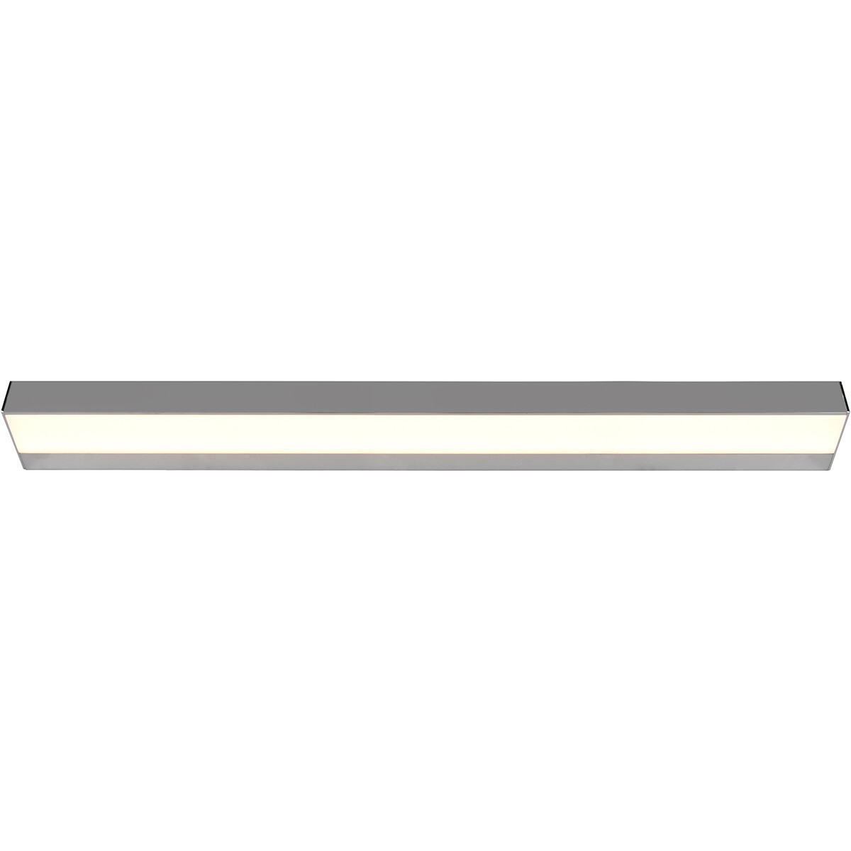 LED Wandleuchte - Trion Rolan - Up und Down - 13W - Warmweiß 3000K - Rechteckig - Matt Chrom - Aluminium