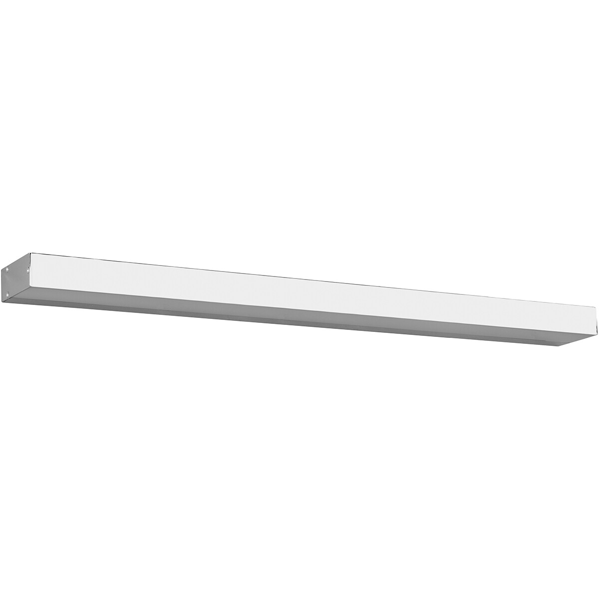 LED Wandleuchte - Trion Rolan - Up und Down - 13W - Warmweiß 3000K - Rechteckig - Matt Chrom - Aluminium