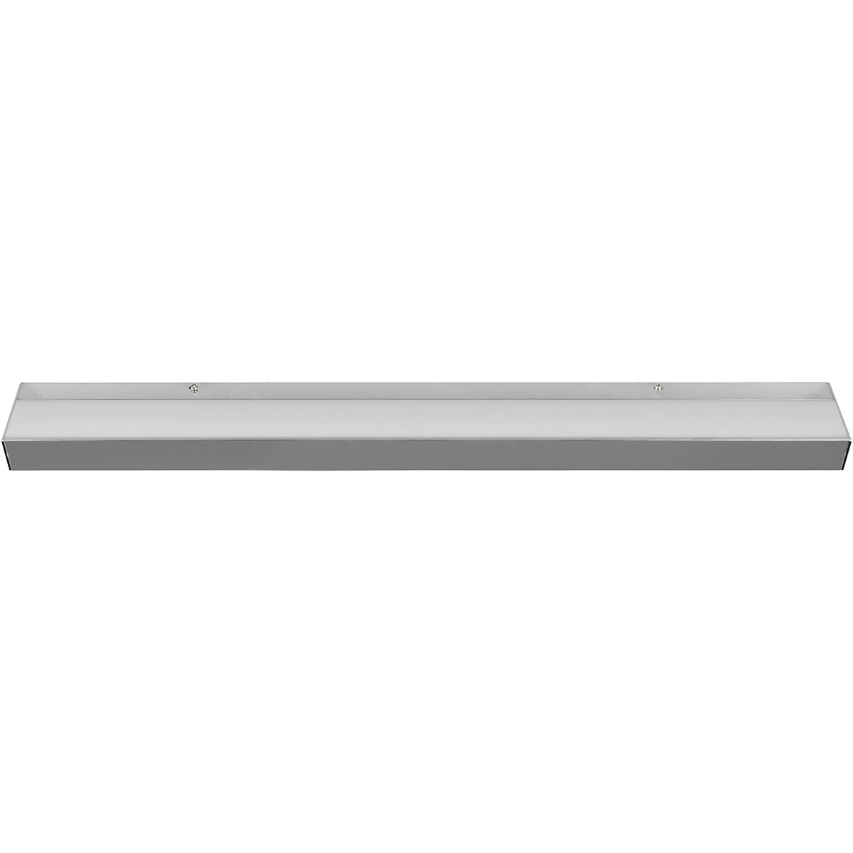 LED Wandleuchte - Trion Rolan - Up und Down - 13W - Warmweiß 3000K - Rechteckig - Matt Chrom - Aluminium