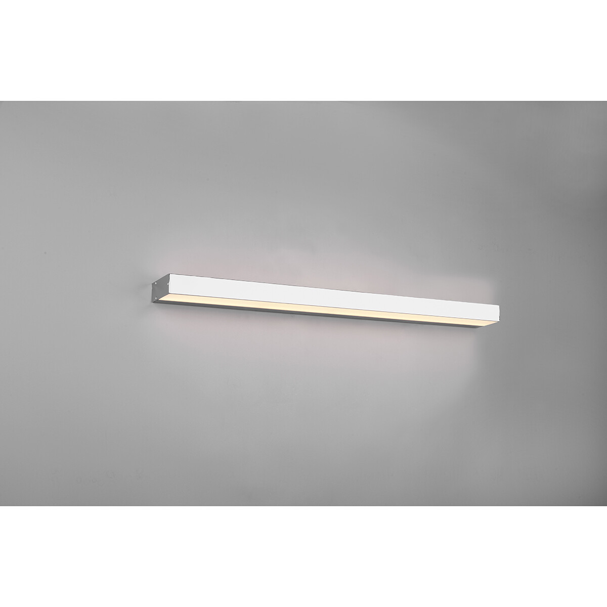 LED Wandleuchte - Trion Rolan - Up und Down - 13W - Warmweiß 3000K - Rechteckig - Matt Chrom - Aluminium