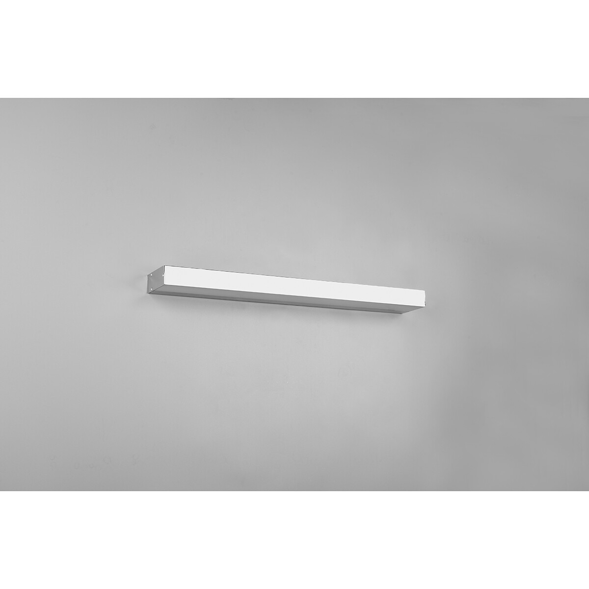 LED Wandleuchte - Trion Rolan - Up und Down - 8W - Warmweiß 3000K - Rechteckig - Matt Chrom - Aluminium