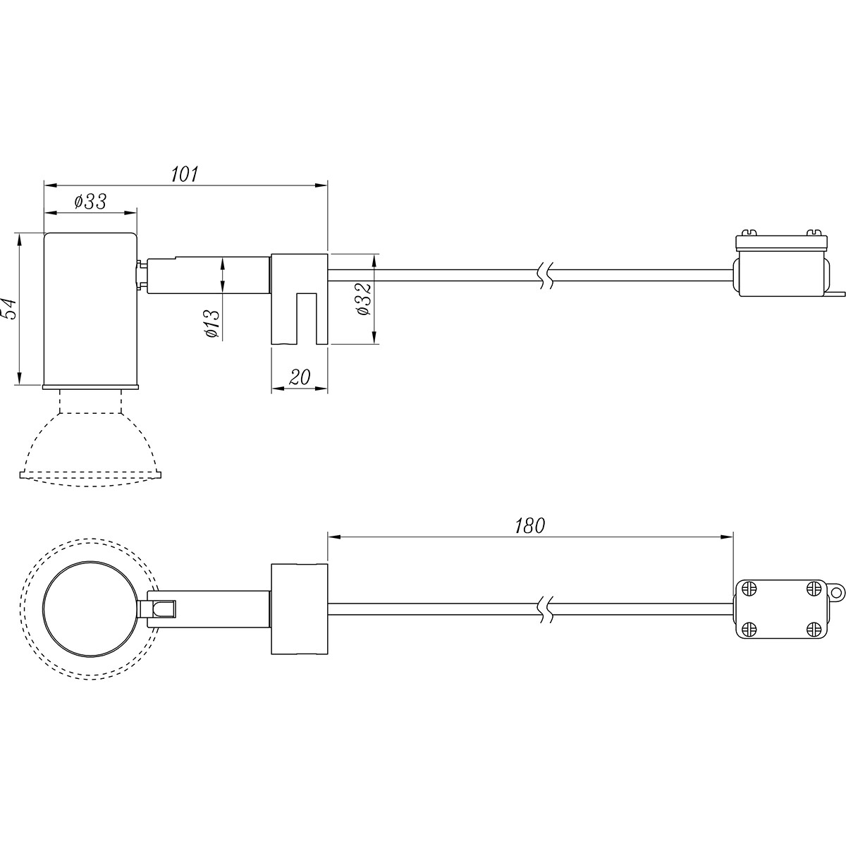 LED Wandleuchte - Wandbeleuchtung - Trion Loreno - GU10 Fassung - Spritzwassergeschützt IP44 - Rund - Glanz Chrom - Aluminium