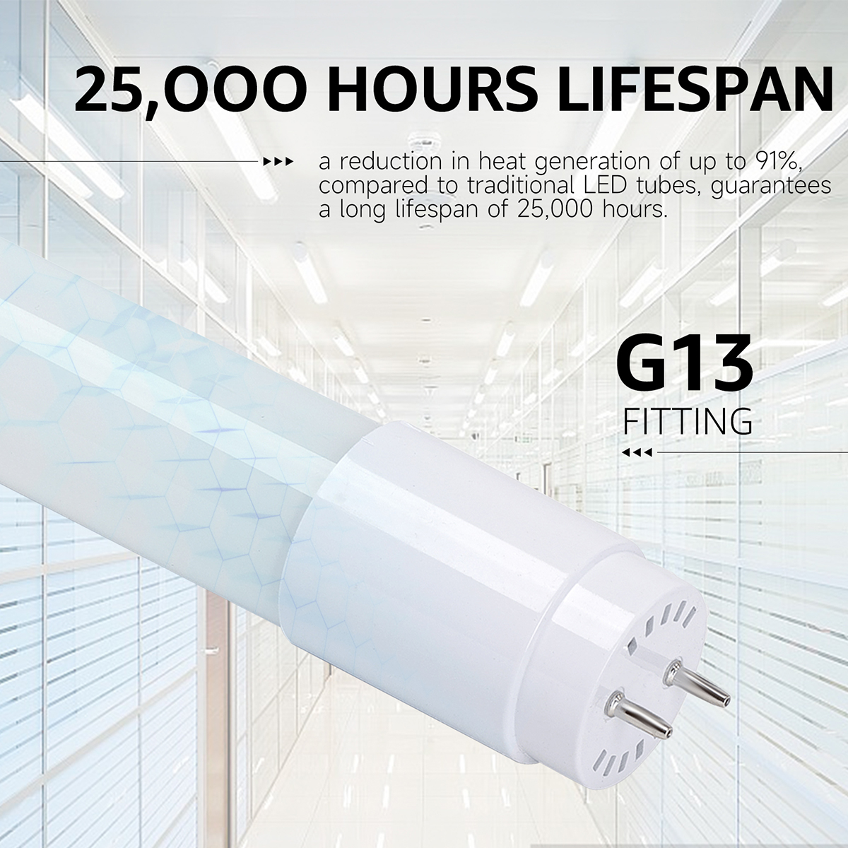 LED Feuchtraumleuchte mit T8 G13 Röhren - Velvalux Strela - 60cm - Doppelt - Verbindbar - Wasserdicht IP65 - 16W 1920lm - 840 Universalweiß 4000K | Ersetzt 138W