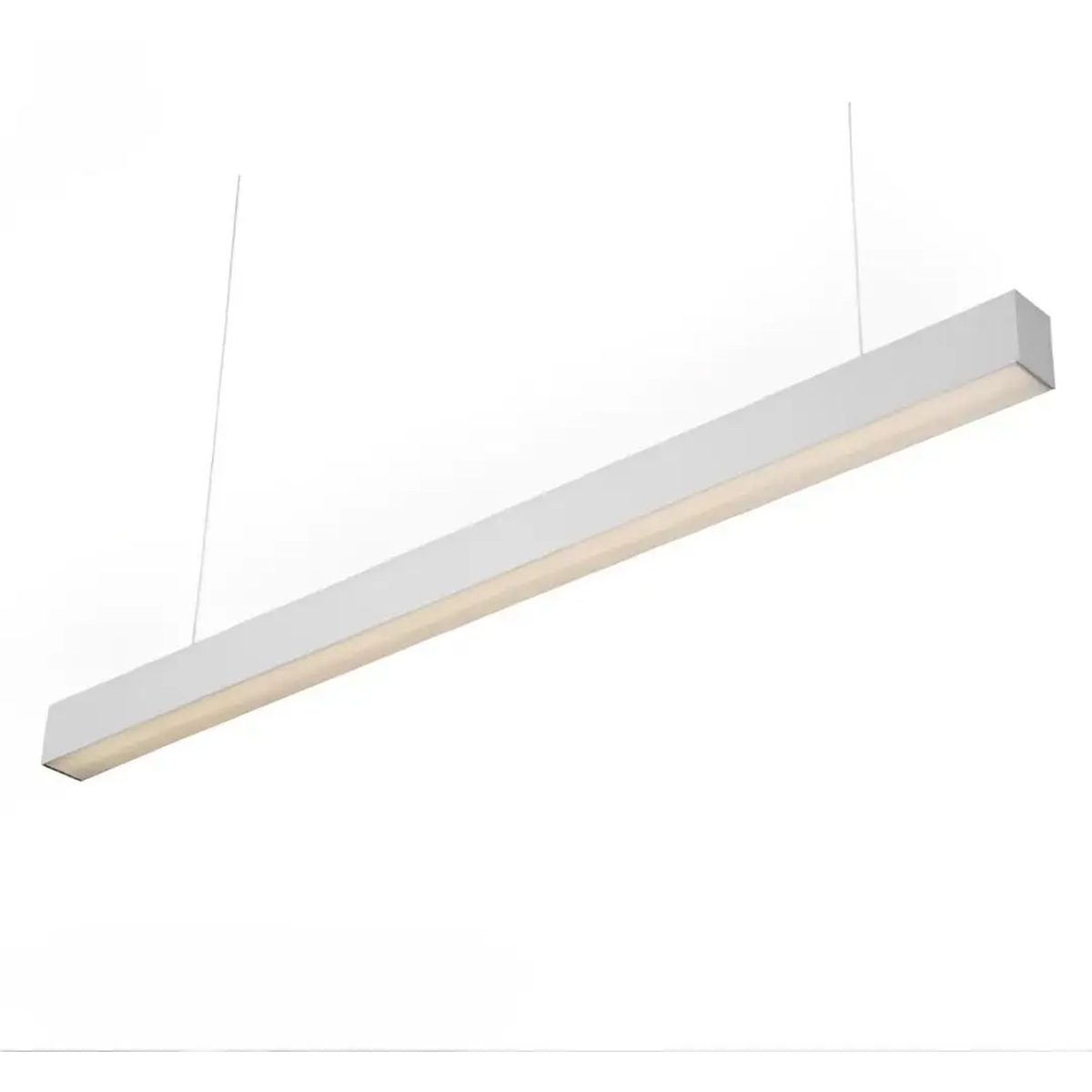 Lineare LED Pendelleuchte - Linienbeleuchtung - Kozolux Tina - 40W 4600lm - Kaltweiß 6500K - 120cm - Weiß