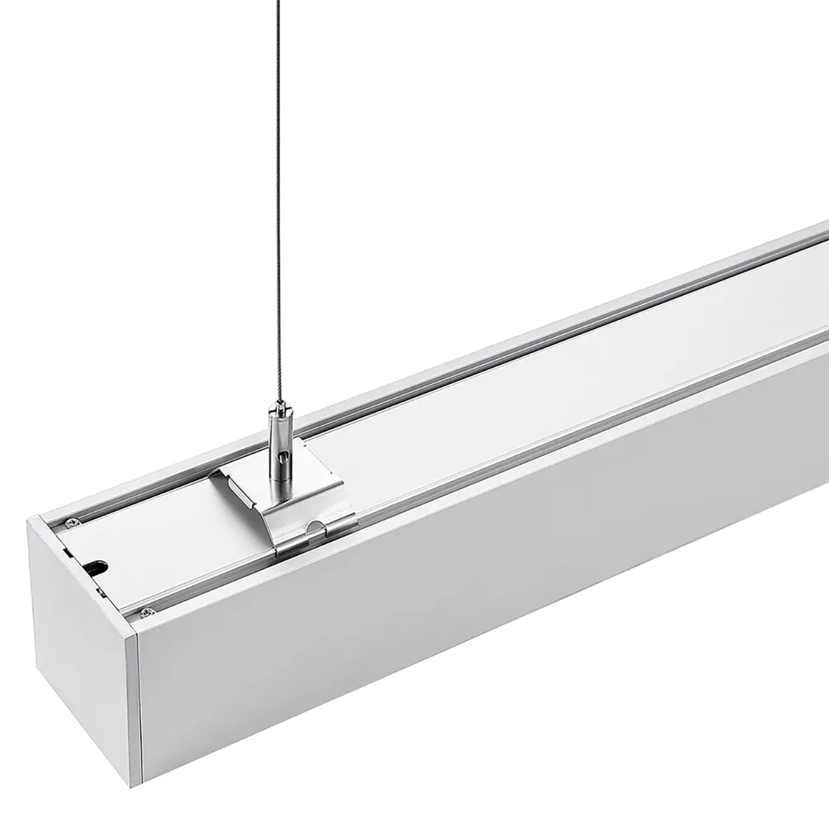 Lineare LED Pendelleuchte - Linienbeleuchtung - Kozolux Tina - 40W 4600lm - Kaltweiß 6500K - 120cm - Weiß