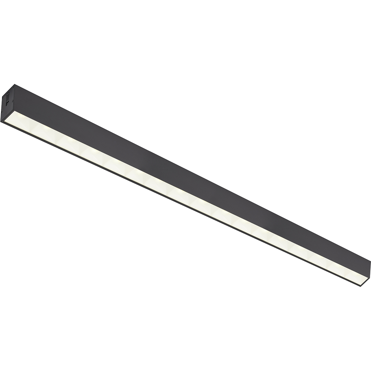 Lineare LED Pendelleuchte - Linienbeleuchtung - Kozolux Tina - 40W 4600lm - Kaltweiß 6500K - 120cm - Schwarz