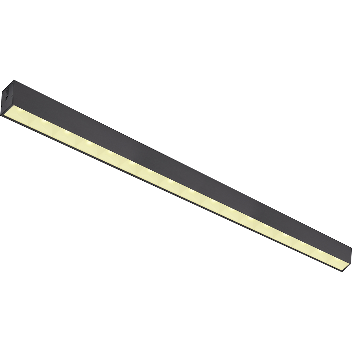 Lineare LED Pendelleuchte - Linienbeleuchtung - Kozolux Tina - 40W 4600lm - Warmweiß 3000K - 120cm - Schwarz