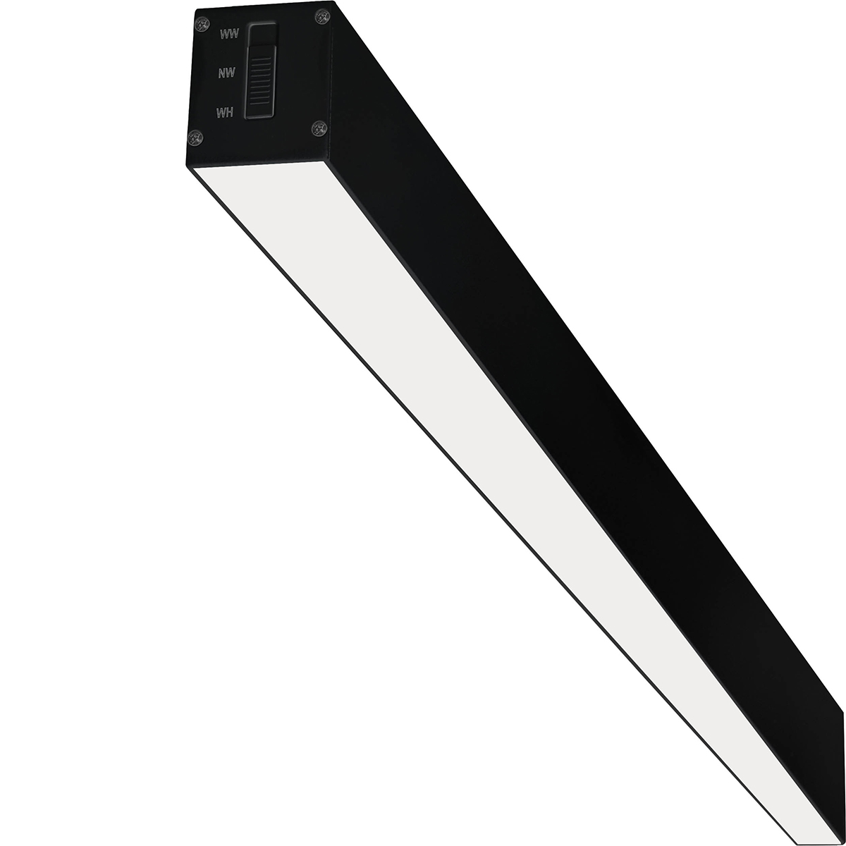 Lineare LED Pendelleuchte - Linienbeleuchtung - Kozolux Tino - 40W 4200lm - Neutralweiß 4000K - 120cm - Schwarz