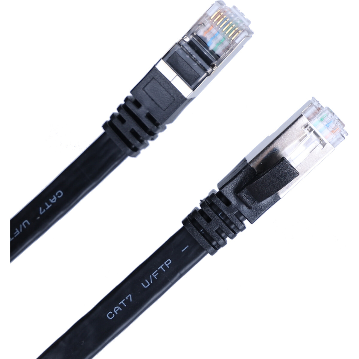 Netzwerkkabel - Internetkabel - Patchkabel - Aigi Hatro - Cat7 UTP Kabel RJ45 - 1.5 Meter - Kupfer - Schwarz