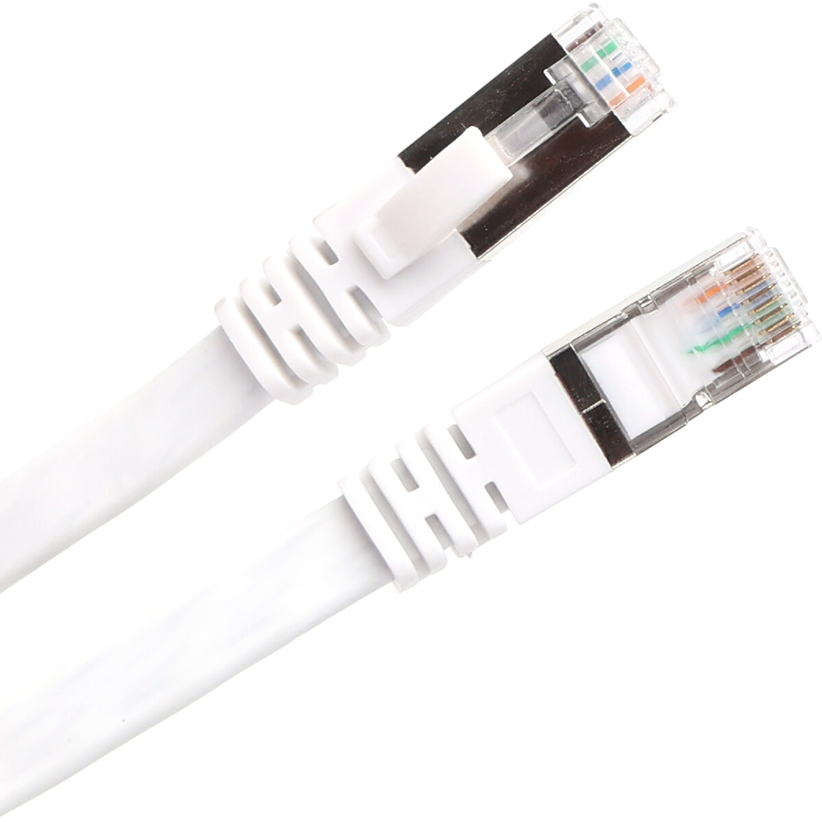 Netzwerkkabel - Internetkabel - Patchkabel - Aigi Hatro - Cat7 UTP Kabel RJ45 - 10 Meter - Kupfer - Weiß