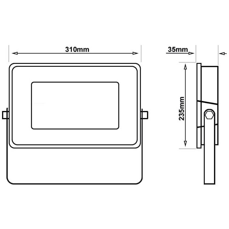 OSRAM - LED Baustrahler 150 Watt - LED Fluter - Warmweiß 3000K - Wasserdicht IP65