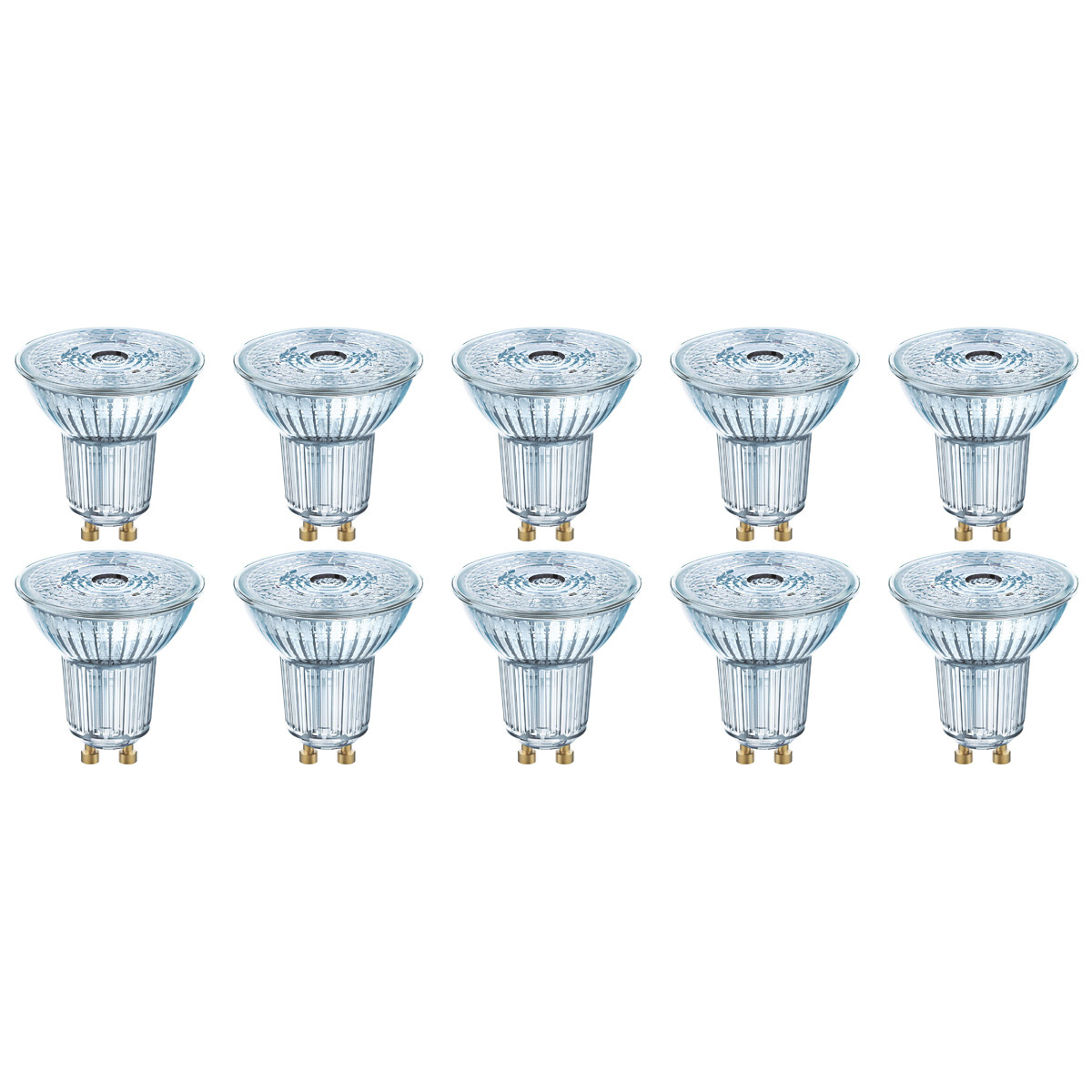 LEDVANCE - LED Spot 10er Pack - Parathom PAR16 930 36D - GU10 Sockel - Dimmbar - 3.4W - Warmweiß 3000K | Ersetzt 35W