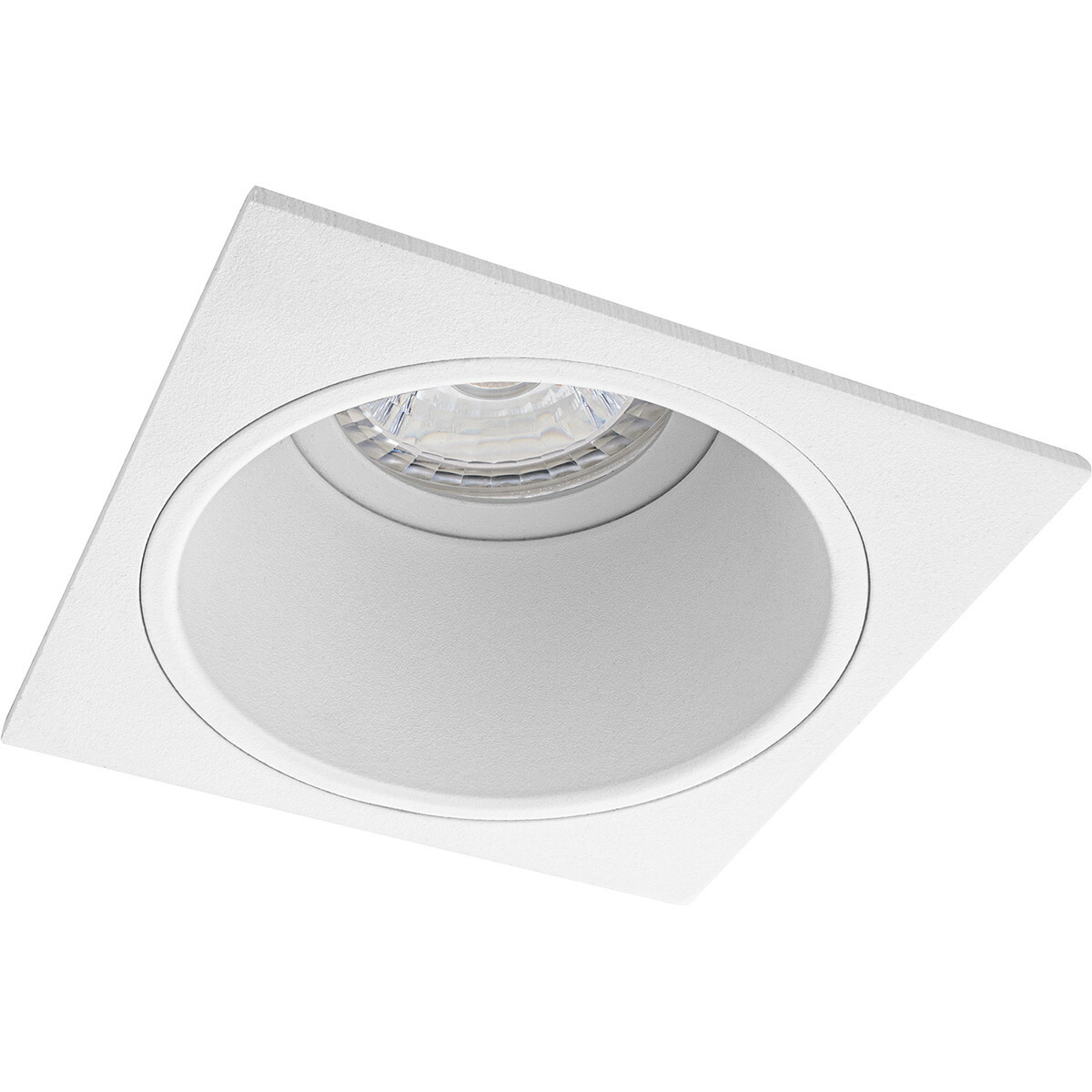 LEDVANCE - LED Spot Set - Parathom PAR16 927 36D - Pragmi Minko Pro - GU10 Sockel - Dimmbar - Einbau Quadratisch - Mattweiß - 4.5W - Warmweiß 2700K - Deep - 90mm