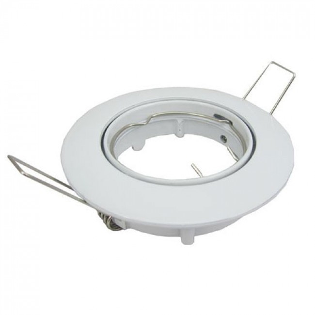 LEDVANCE - LED Spot Set - Parathom PAR16 930 36D - GU10 Sockel - Dimmbar - Einbau Rund - Glänzend Weiß - 3.4W - Warmweiß 3000K - Kippbar Ø82mm