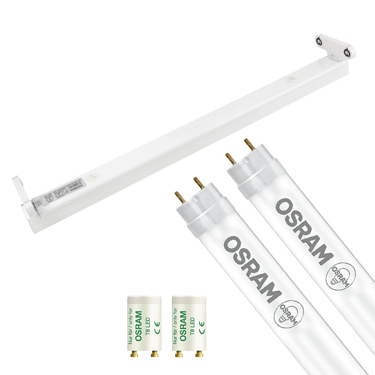 OSRAM - LED TL Leuchtstofflampe T8 mit Leuchtstofflampe - SubstiTUBE Value EM 865 - Aigi Dybolo - 60cm Doppel - 15.2W - Tageslicht 6500K