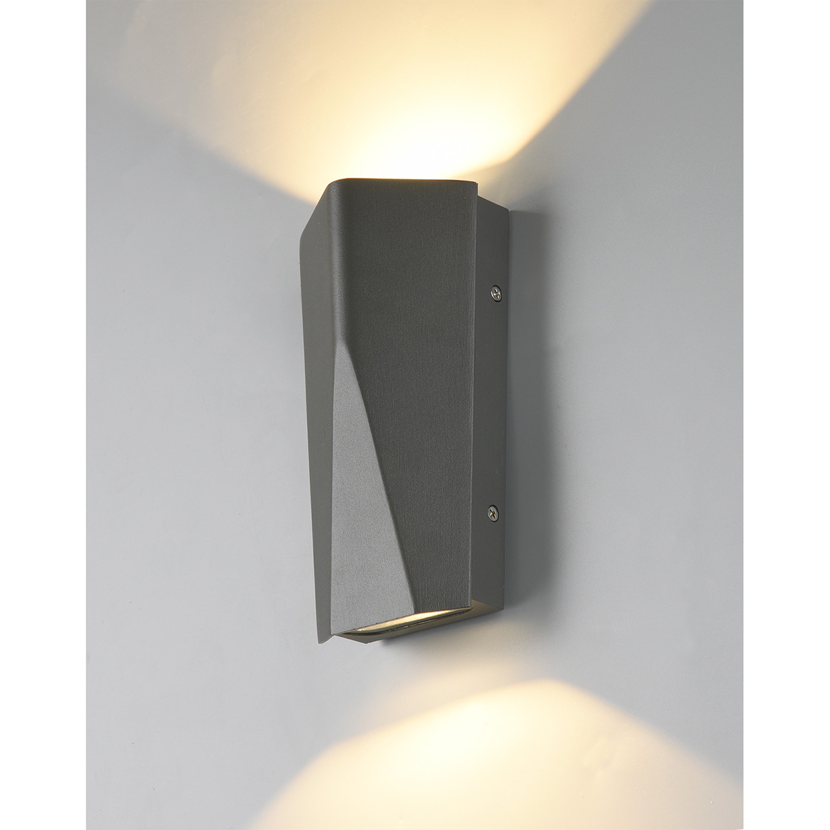 OSRAM - LED Außenwandleuchte - Trion Tonay - 8W - Mattschwarz - Aluminium