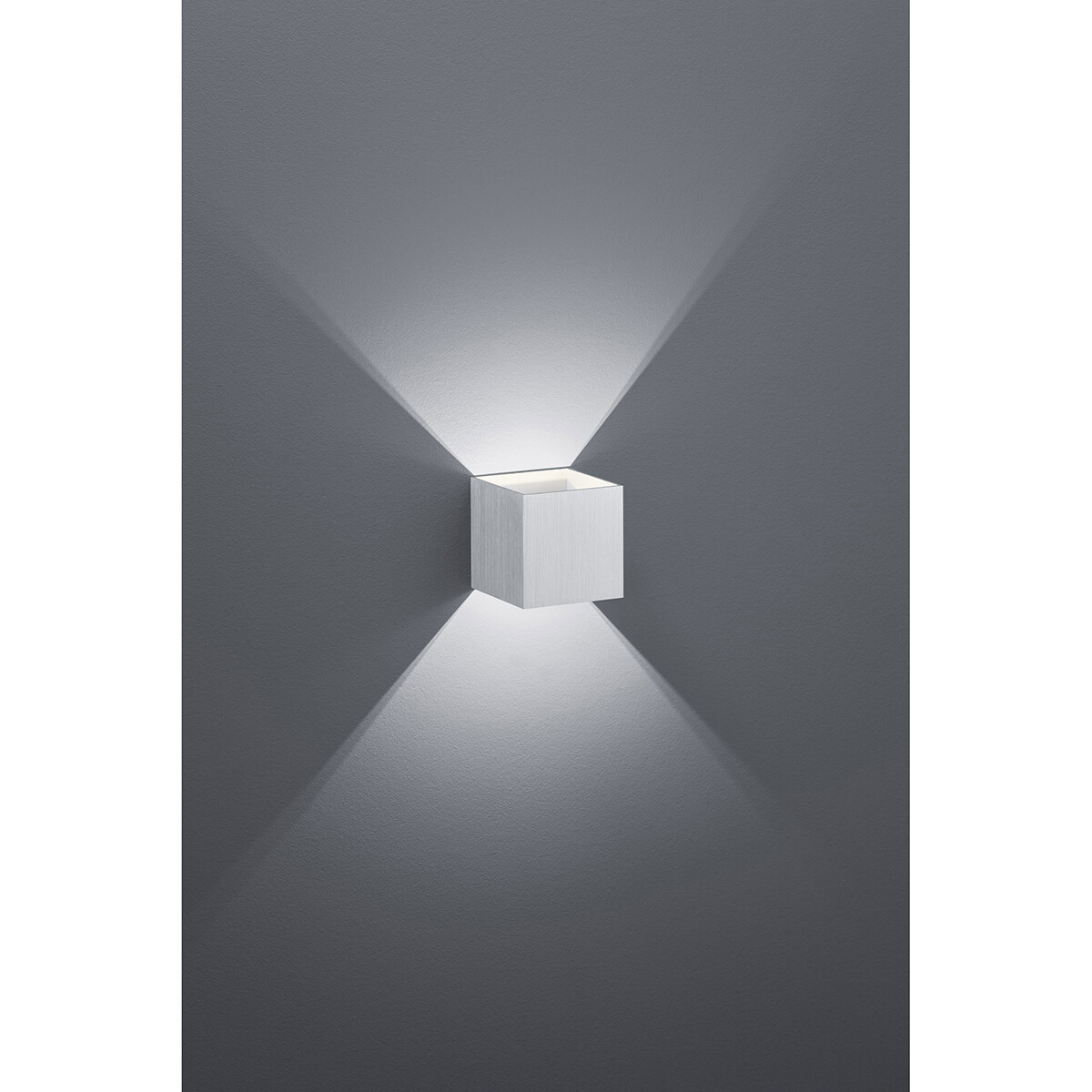 OSRAM - LED Wandlampe - Trion Loacy - 4W - Warmweiß 3000K - Quadratisch - Matt Grau - Aluminium