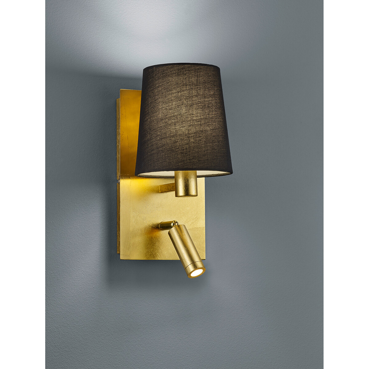 OSRAM - LED Wandlampe - Trion Marion - E14 Sockel - 3W - Warmweiß 3000K - Rund - Mattes Gold - Aluminium