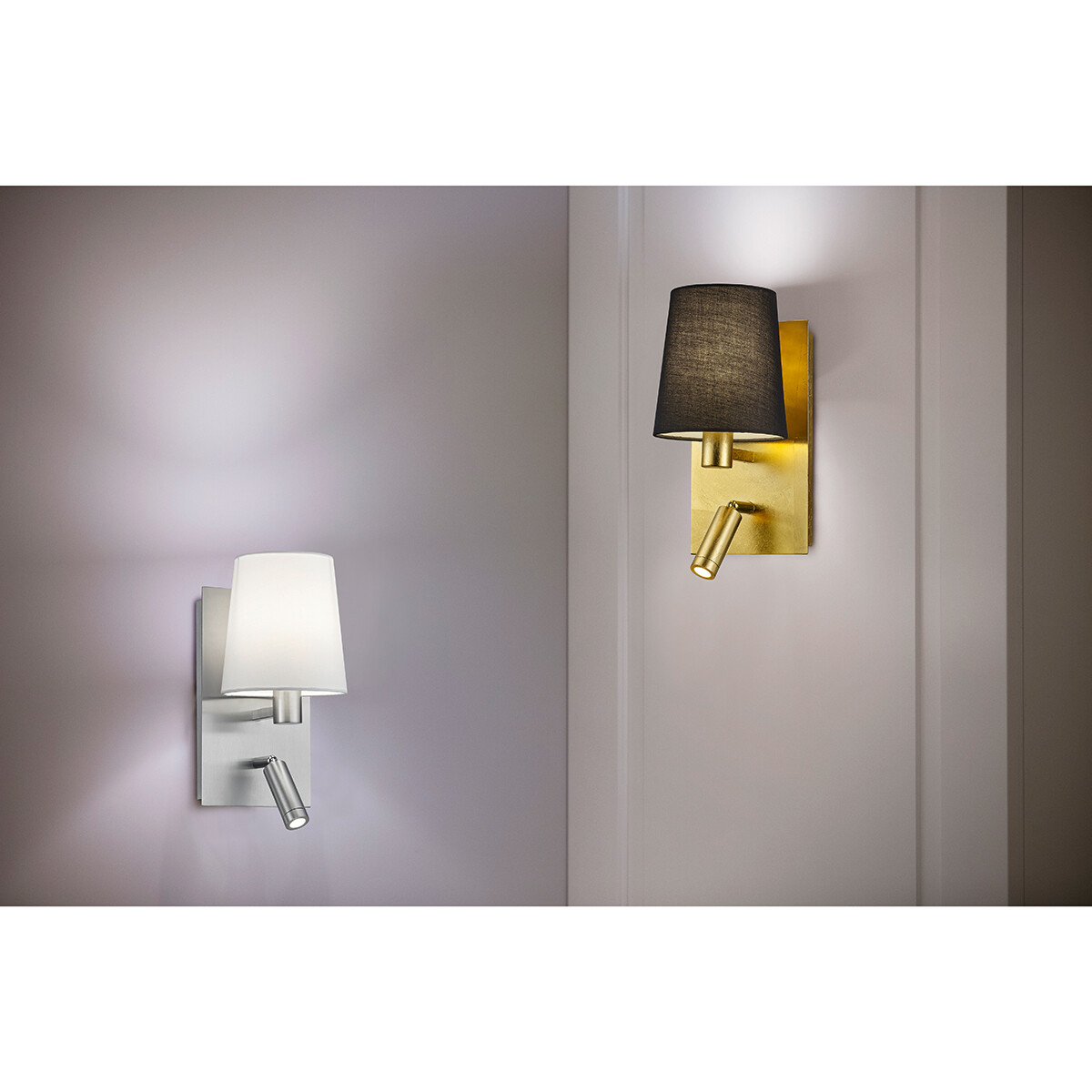 OSRAM - LED Wandlampe - Trion Marion - E14 Sockel - 3W - Warmweiß 3000K - Rund - Mattes Gold - Aluminium