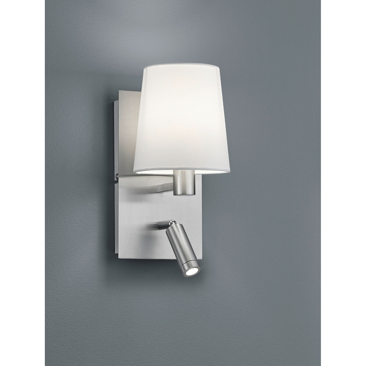 OSRAM - LED Wandlampe - Trion Marion - E14 Sockel - 3W - Warmweiß 3000K - Rund - Mattes Nickel - Aluminium