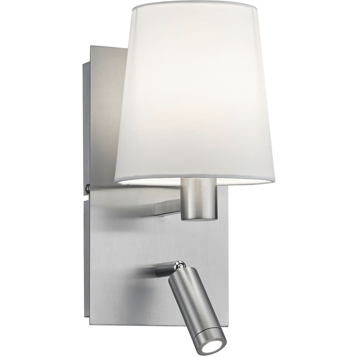 OSRAM - LED Wandlampe - Trion Marion - E14 Sockel - 3W - Warmweiß 3000K - Rund - Mattes Nickel - Aluminium