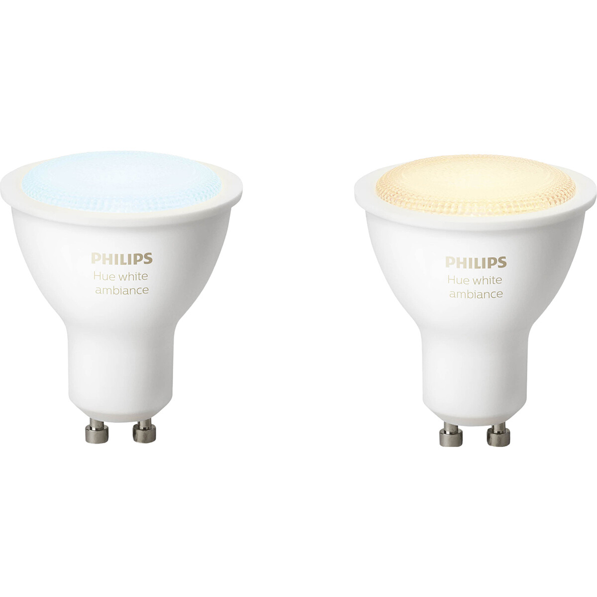 PHILIPS HUE - LED Spot GU10 - White Ambiance - Bluetooth - Doppelpack