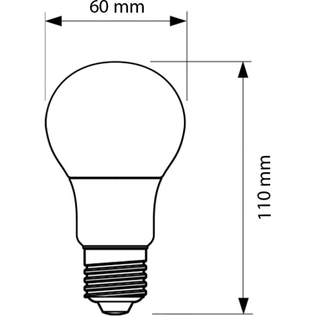 PHILIPS - LED Lamp 10er Pack - CorePro LEDbulb 827 A60 - E27 Sockel - 8W - Warmweiß 2700K | Ersetzt 60W