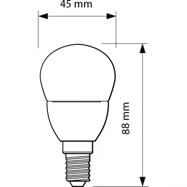 PHILIPS - LED Lamp 10er Pack - CorePro Lustre 827 P45 FR - E14 Sockel - 5.5W - Warmweiß 2700K | Ersetzt 40W