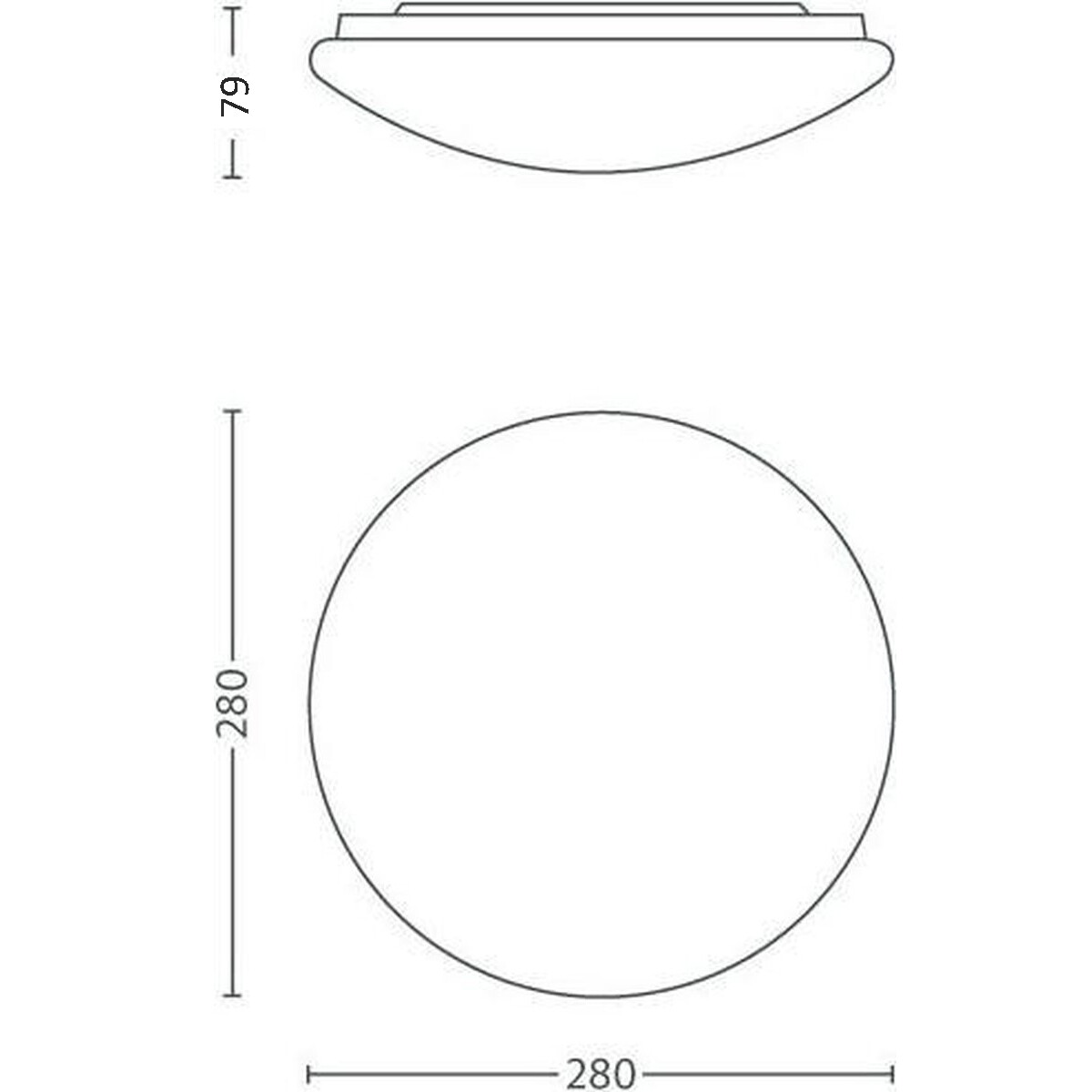 PHILIPS - LED Deckenlampe - MyLiving Suede - 9.6W - Warmweiß 2700K - Rund - Matt Weiß - Kunststoff